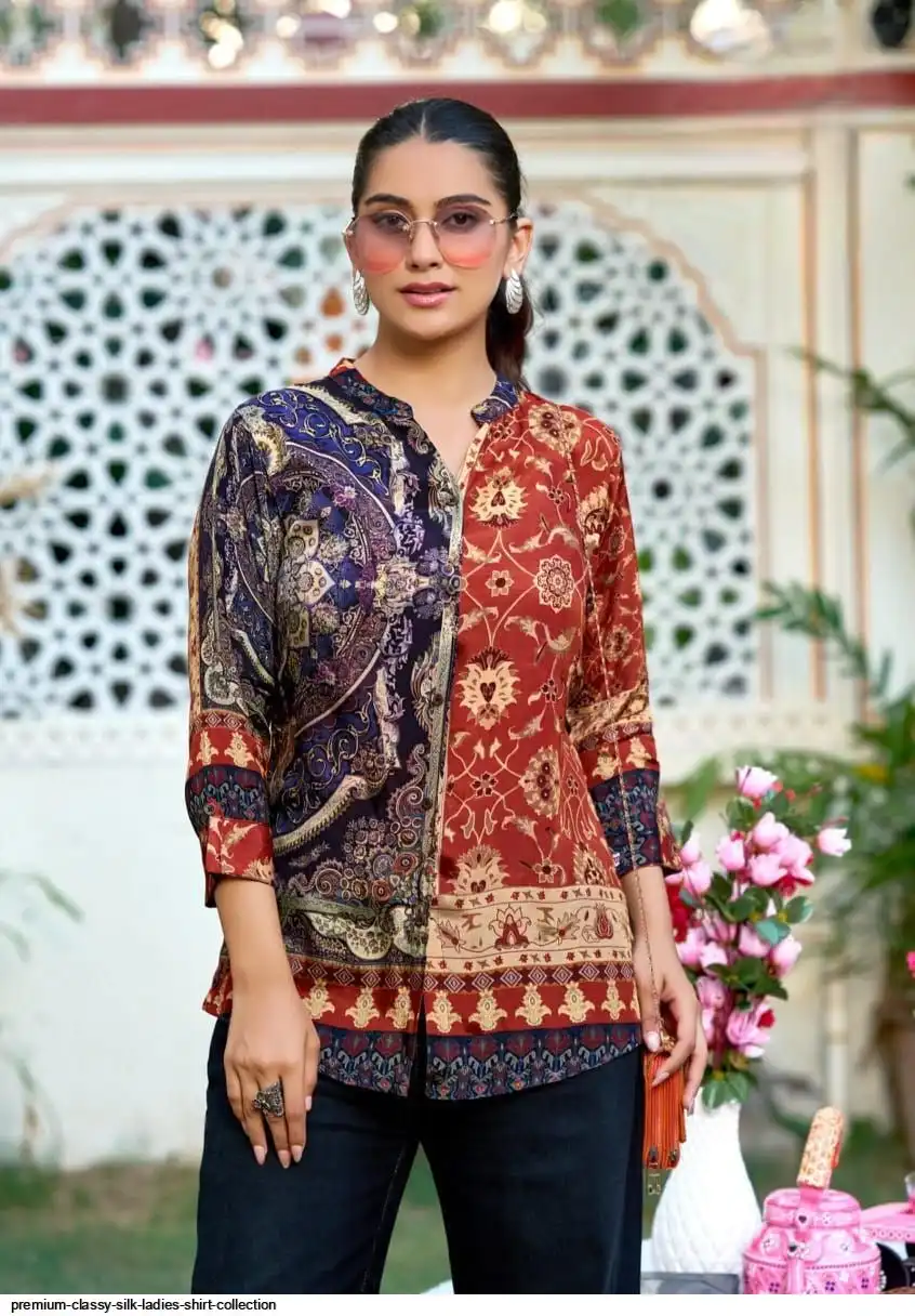 PREMIUM CLASSY SILK LADIES SHIRT COLLECTION I