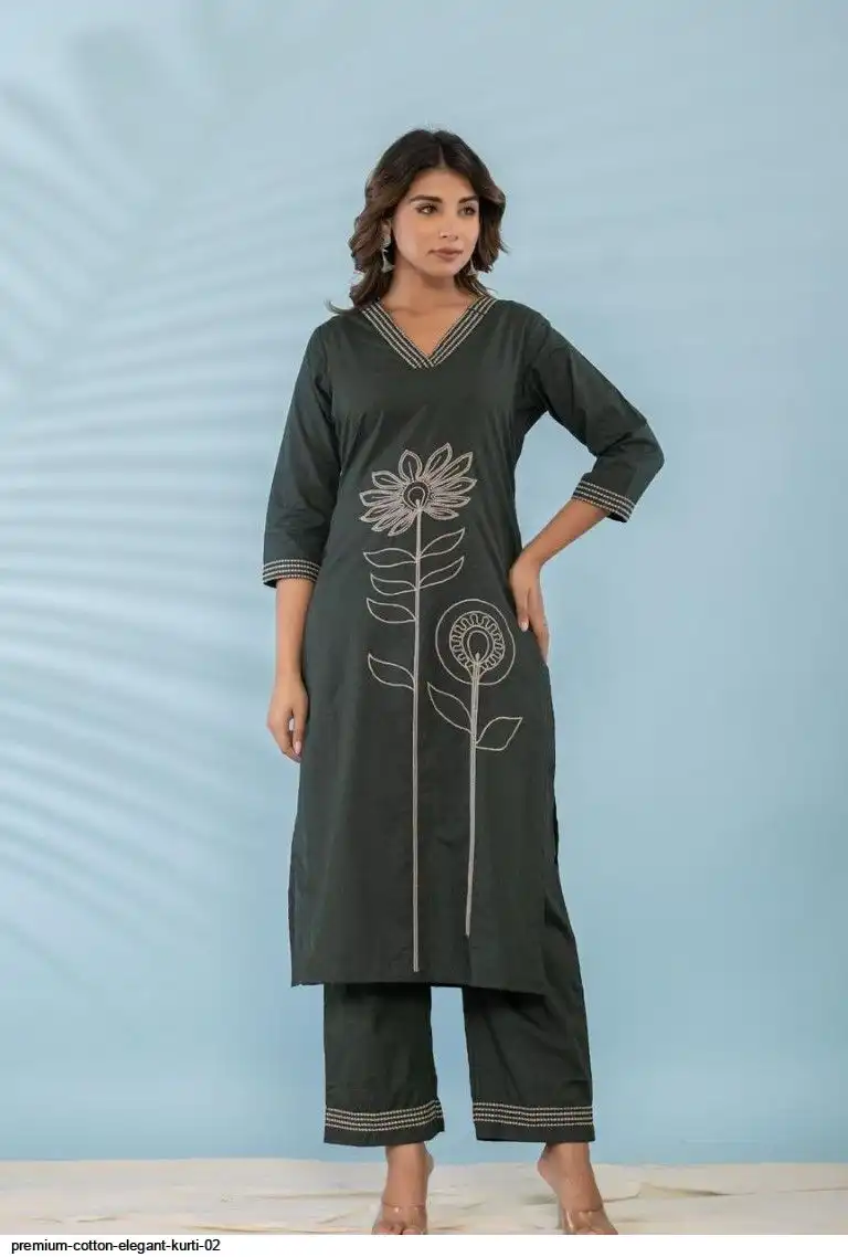 PREMIUM COTTON ELEGANT KURTI 02