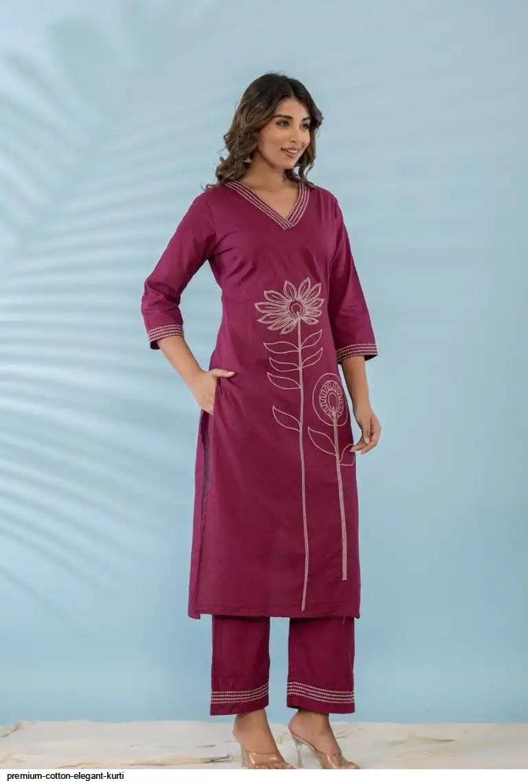 PREMIUM COTTON ELEGANT KURTI