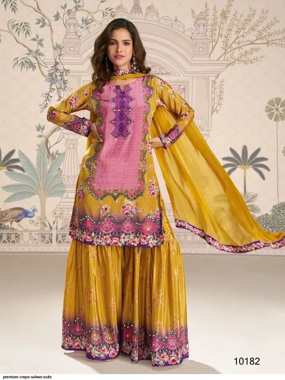 PREMIUM CREPE SALWAR SUITS A