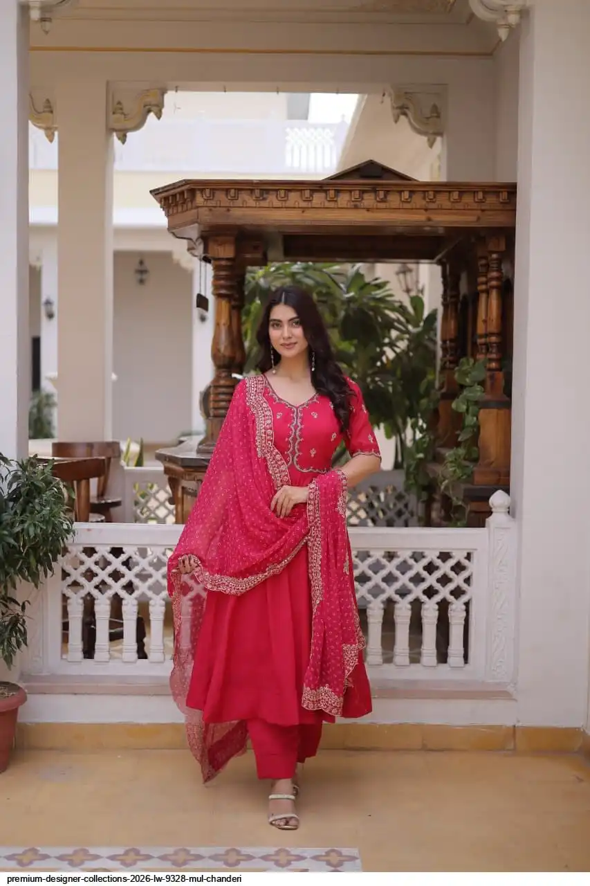 PREMIUM DESIGNER COLLECTIONS 2026 LW 9328 MUL CHANDERI A