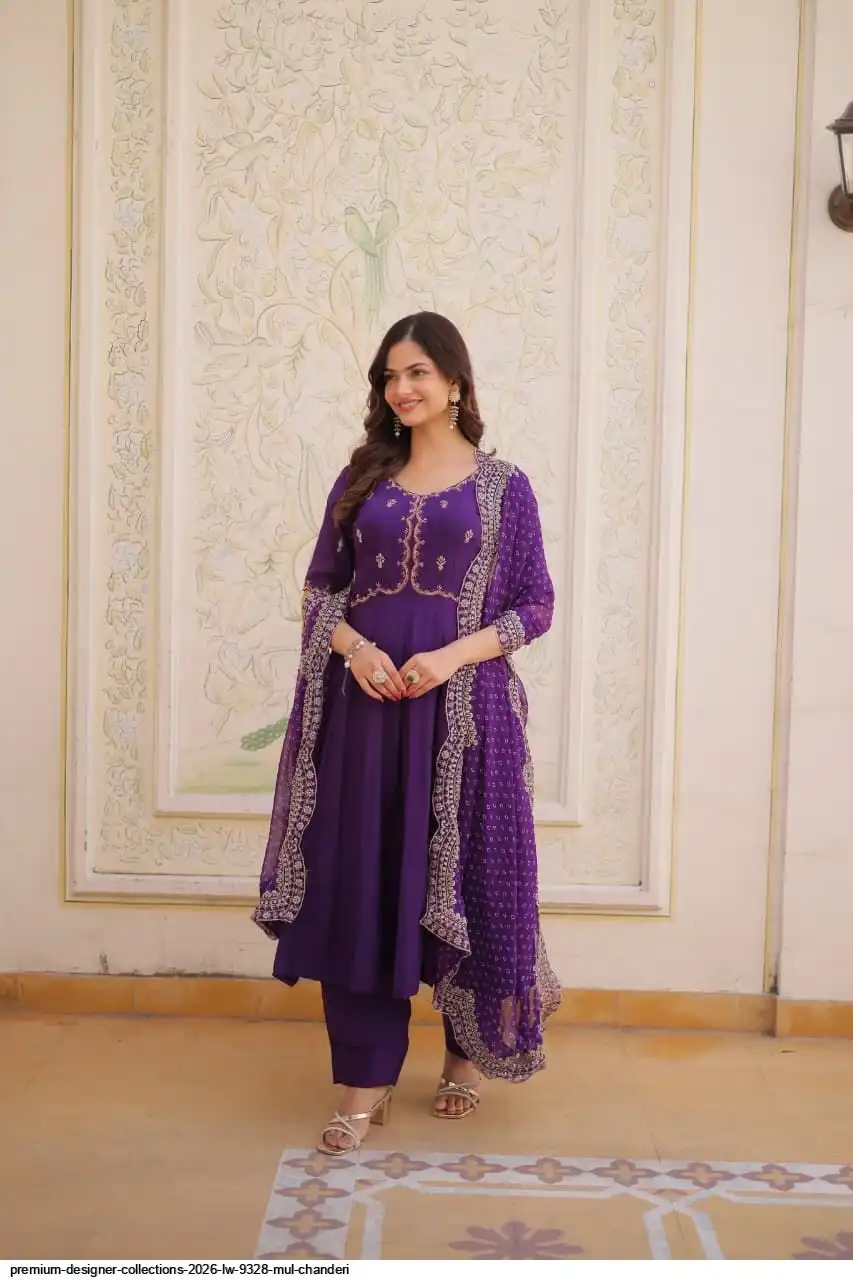 PREMIUM DESIGNER COLLECTIONS 2026 LW 9328 MUL CHANDERI B
