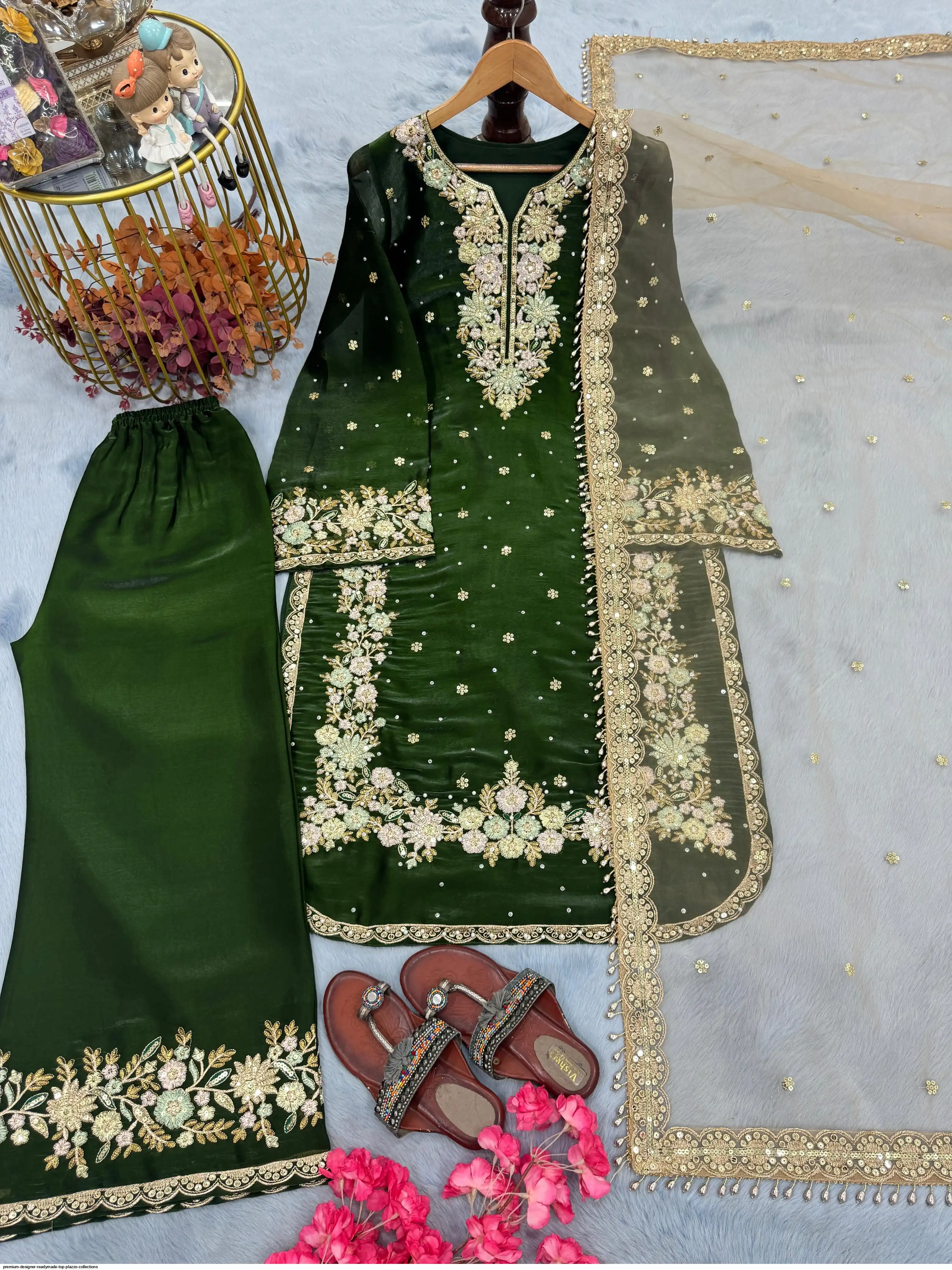 PREMIUM DESIGNER READYMADE TOP PLAZZO COLLECTIONS 8