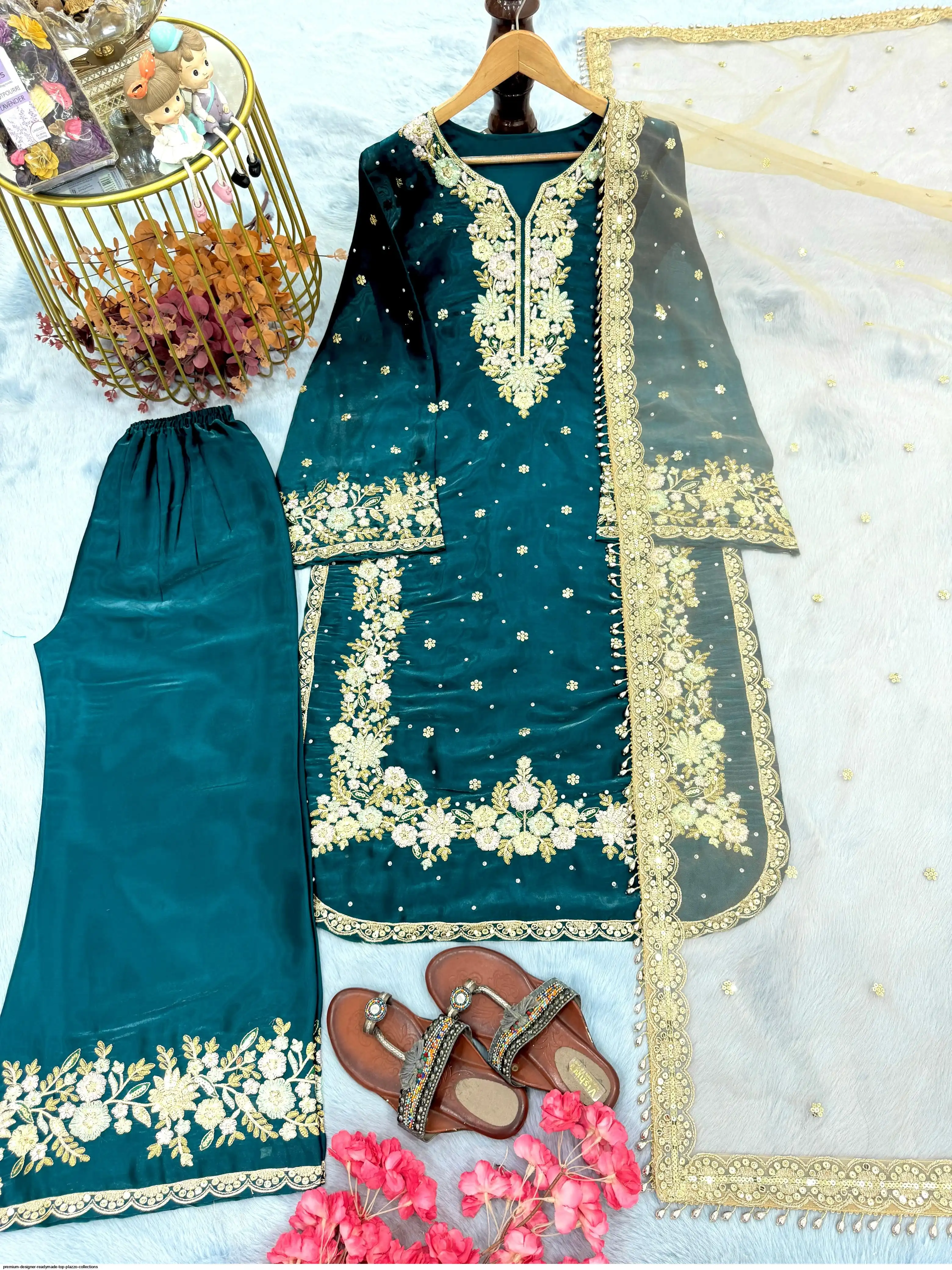 PREMIUM DESIGNER READYMADE TOP PLAZZO COLLECTIONS 9