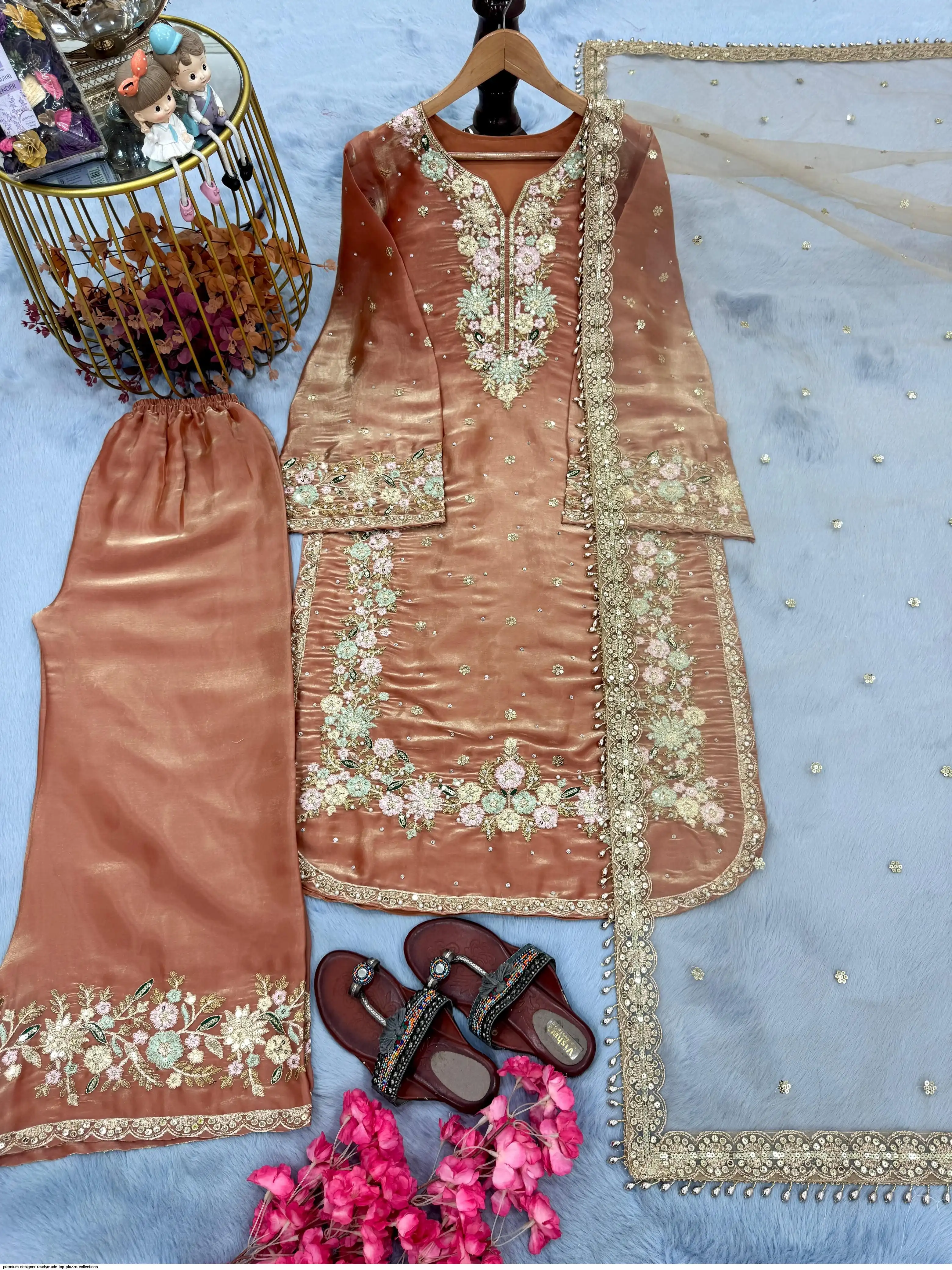 PREMIUM DESIGNER READYMADE TOP PLAZZO COLLECTIONS 10
