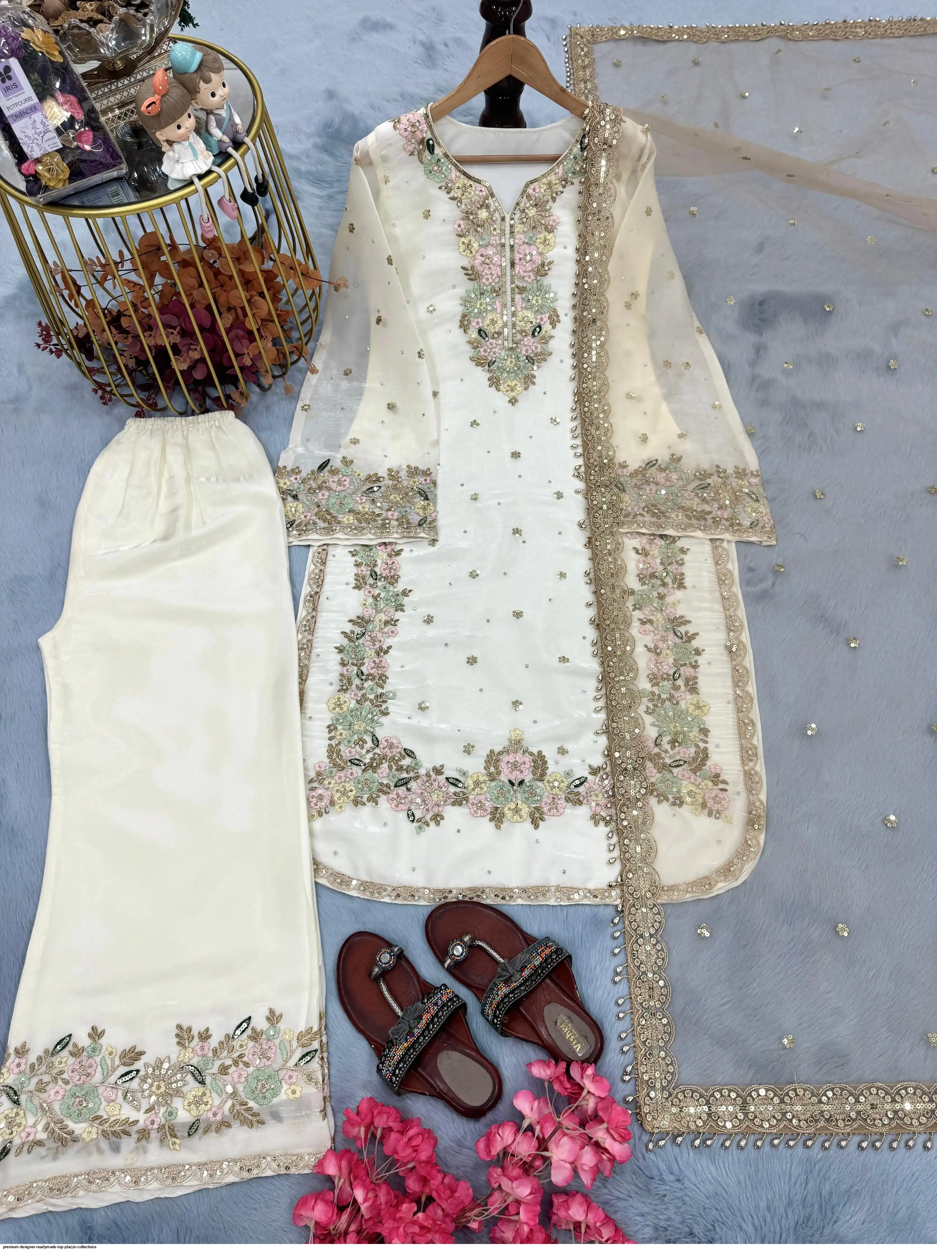 PREMIUM DESIGNER READYMADE TOP PLAZZO COLLECTIONS 12