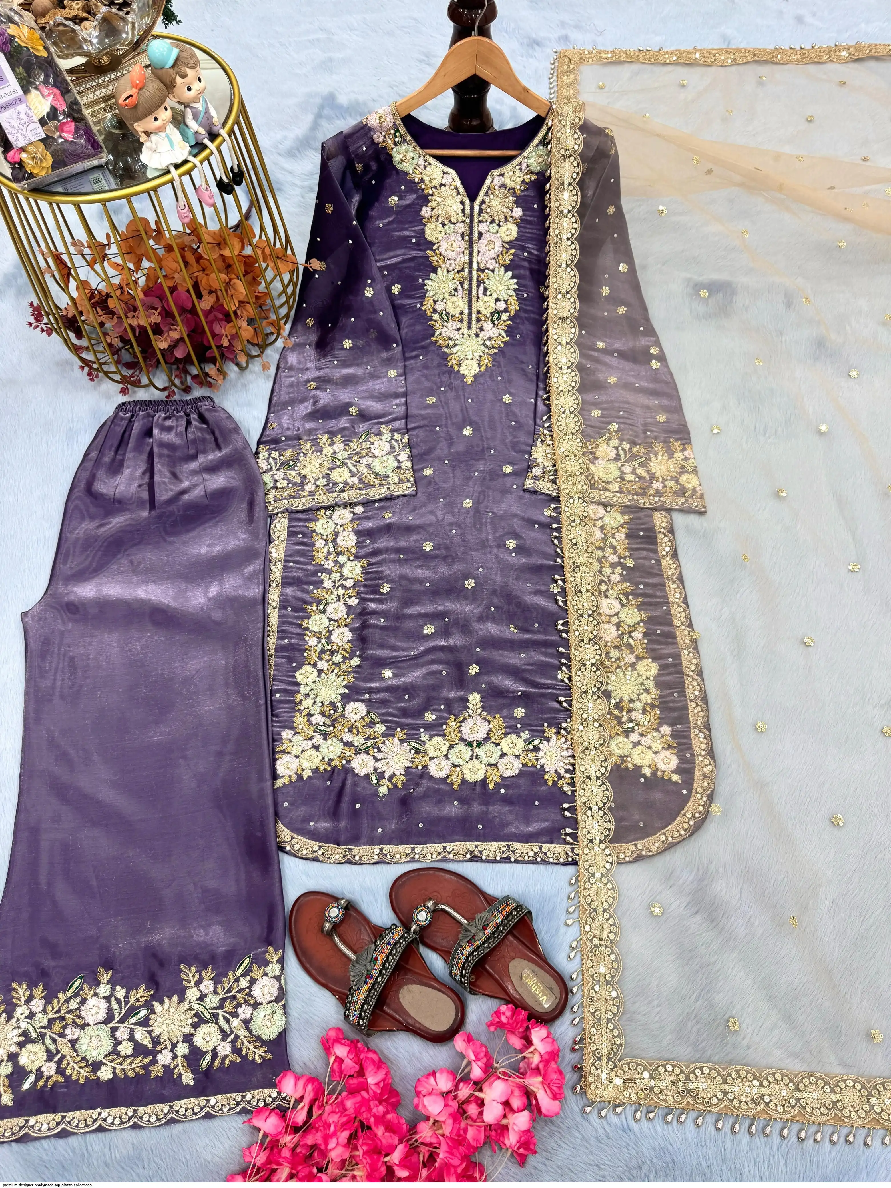 PREMIUM DESIGNER READYMADE TOP PLAZZO COLLECTIONS 11