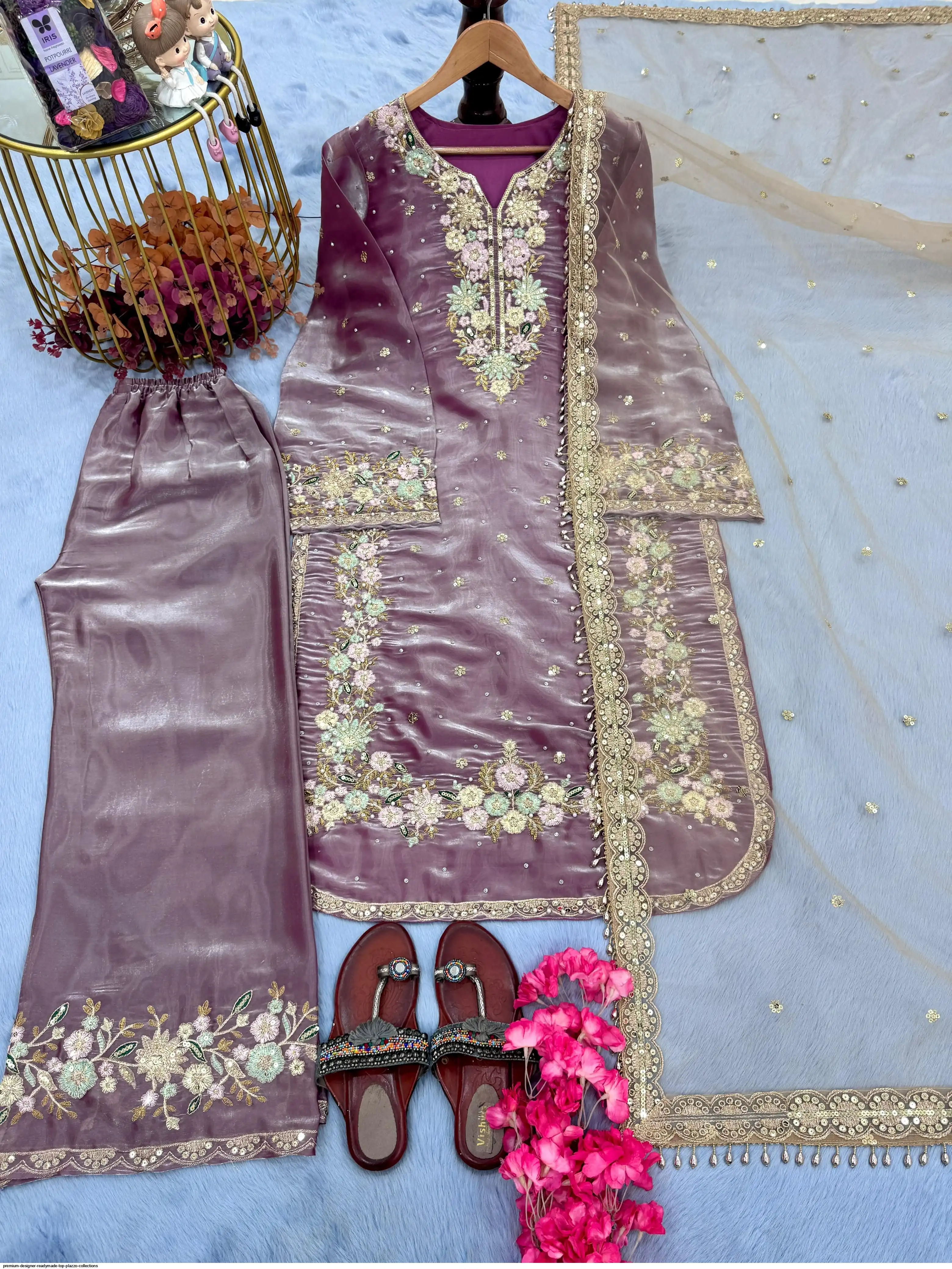 PREMIUM DESIGNER READYMADE TOP PLAZZO COLLECTIONS 13