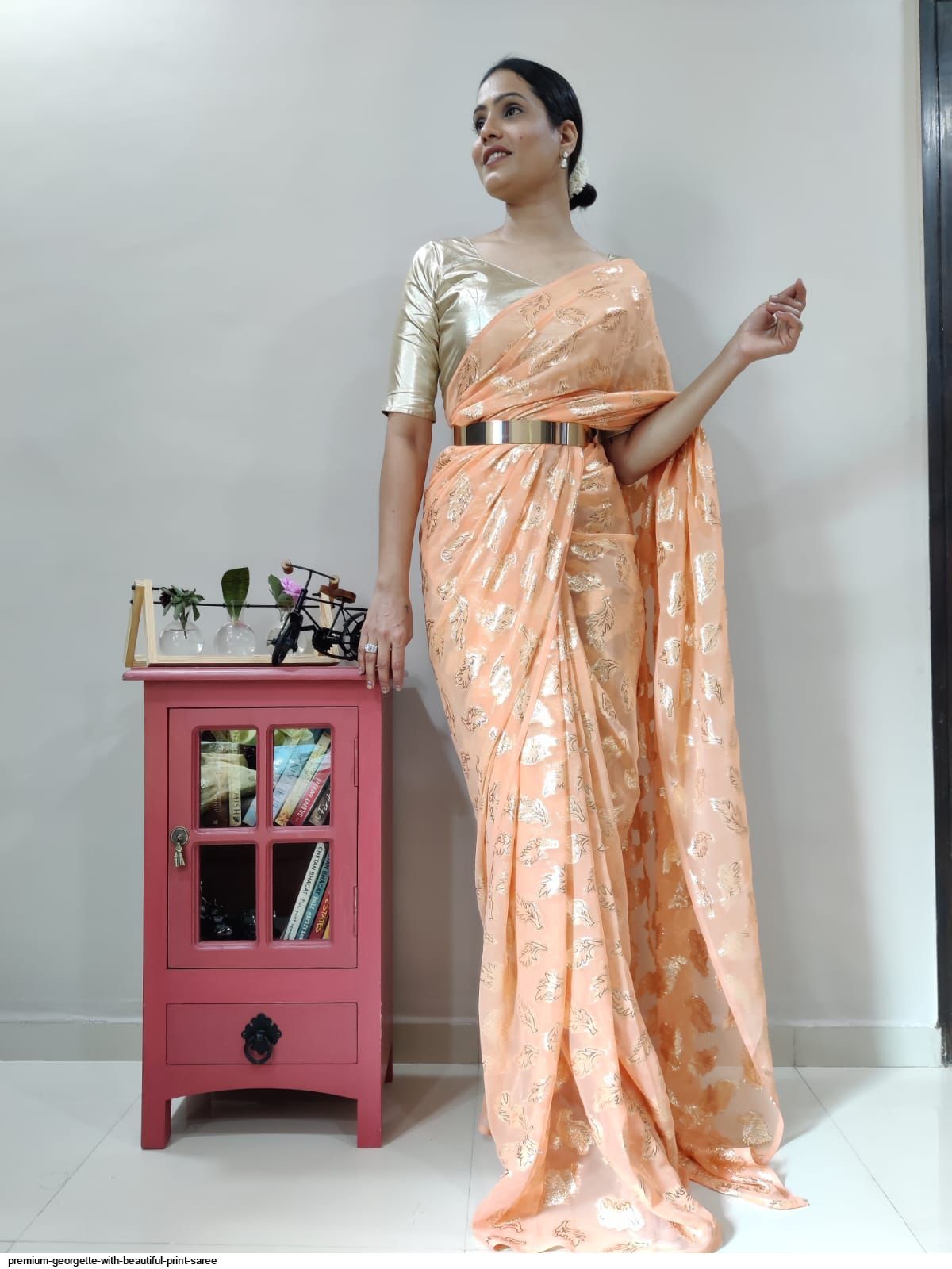 Premium Georgette with beautiful print SAREE