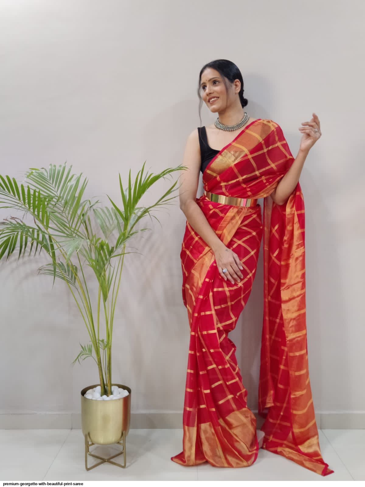 Premium Georgette with beautiful print SAREE