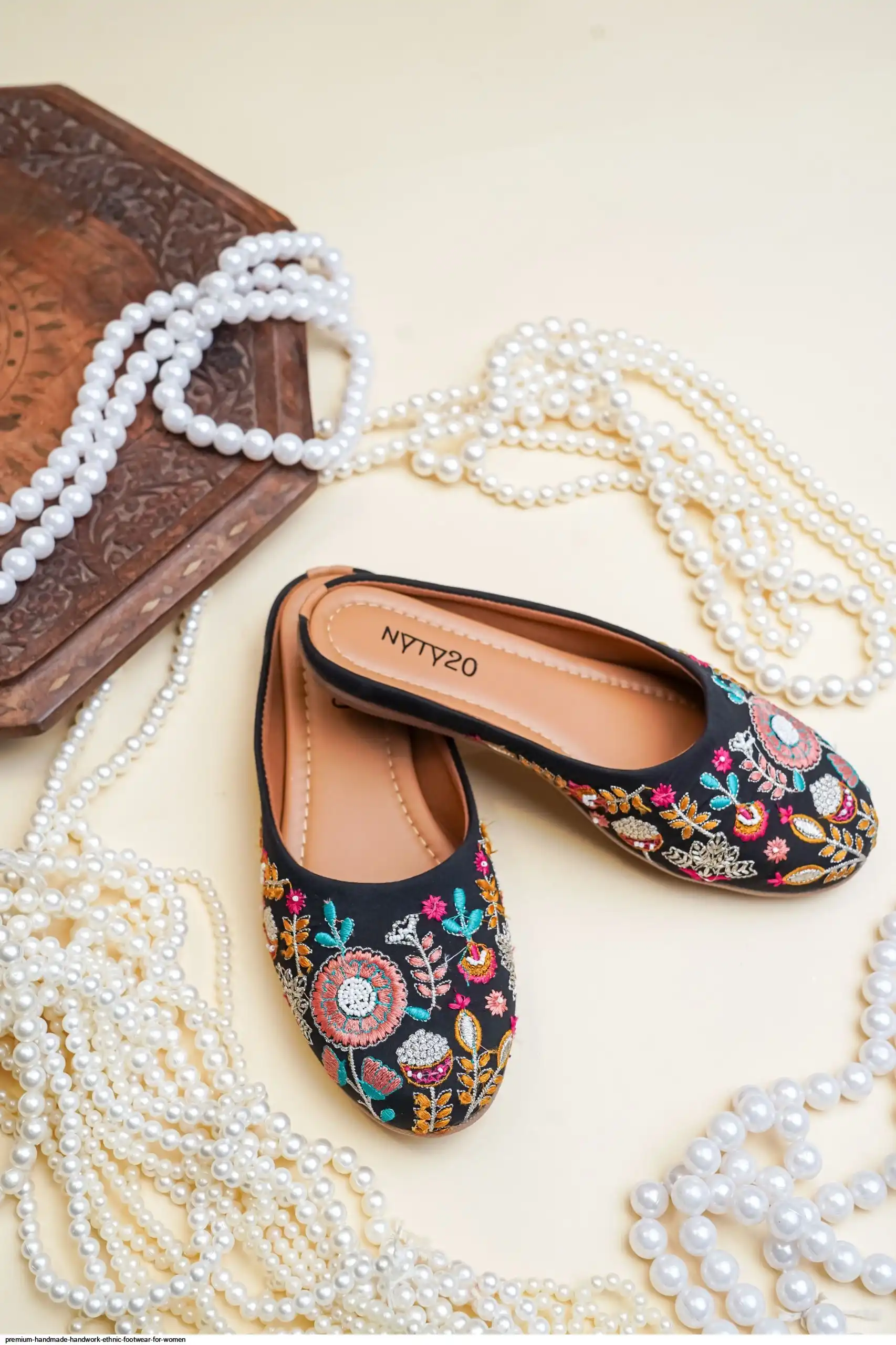 PREMIUM HANDMADE HANDWORK ETHNIC FOOTWEAR FOR WOMEN 6