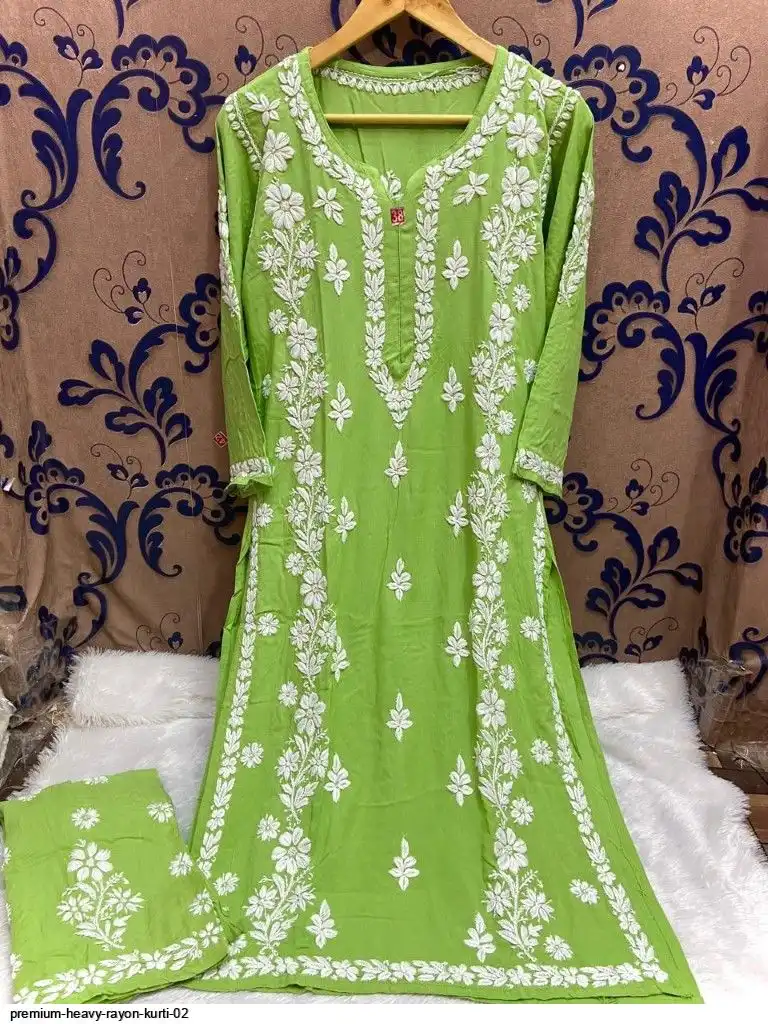 PREMIUM HEAVY RAYON KURTI 02