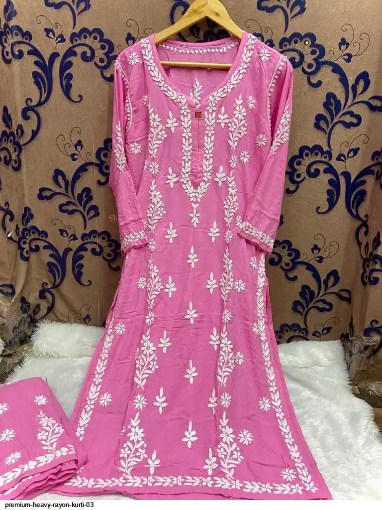 PREMIUM HEAVY RAYON KURTI 03