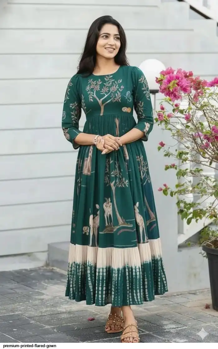 Giva Western Dress Premium Muslin Dress