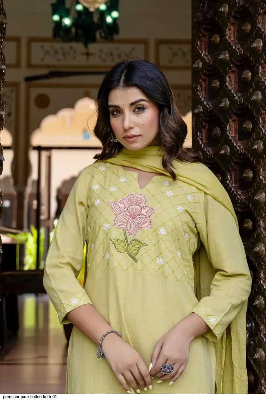 PREMIUM PURE COTTON KURTI 01