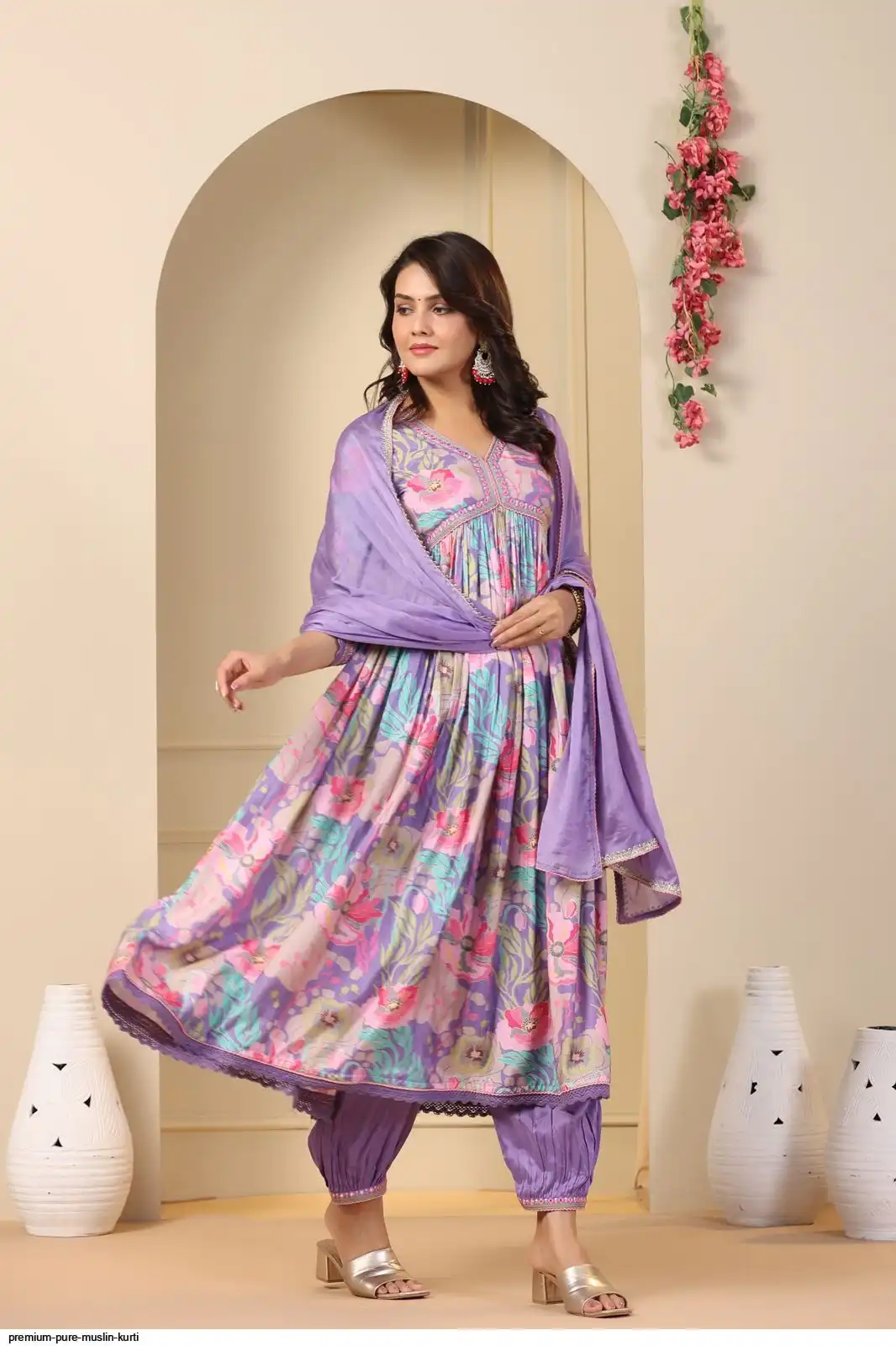 PREMIUM PURE MUSLIN KURTI 2