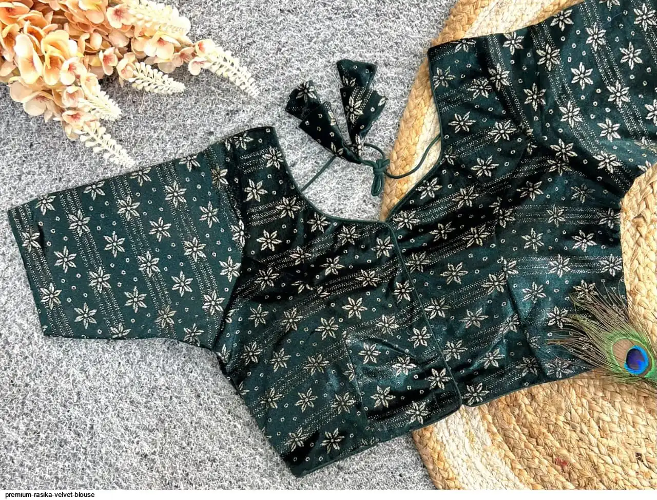 PREMIUM RASIKA VELVET BLOUSE D