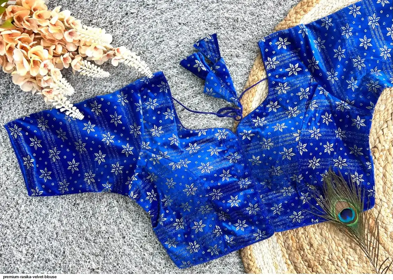PREMIUM RASIKA VELVET BLOUSE E