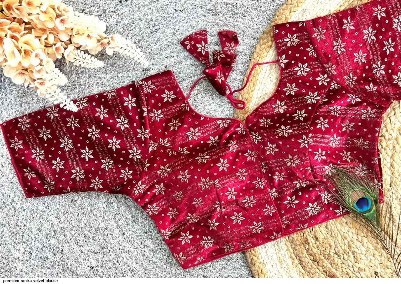 PREMIUM RASIKA VELVET BLOUSE C