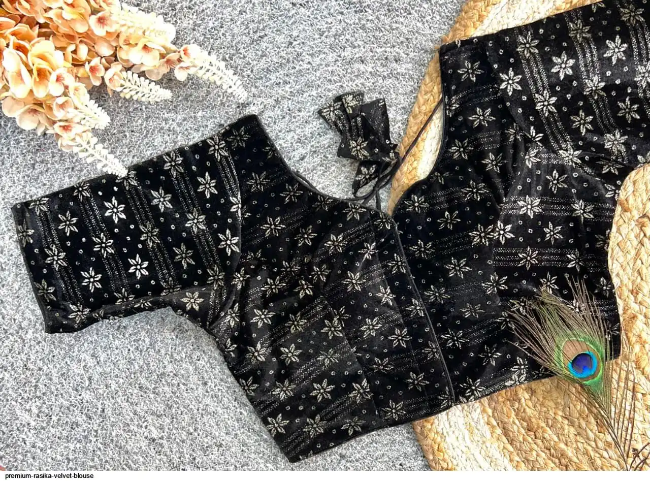 PREMIUM RASIKA VELVET BLOUSE I