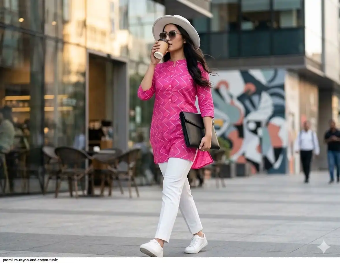 PREMIUM RAYON AND COTTON TUNIC 3
