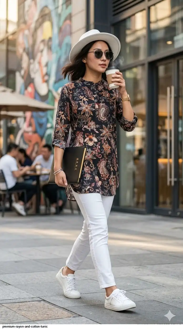 PREMIUM RAYON AND COTTON TUNIC 6