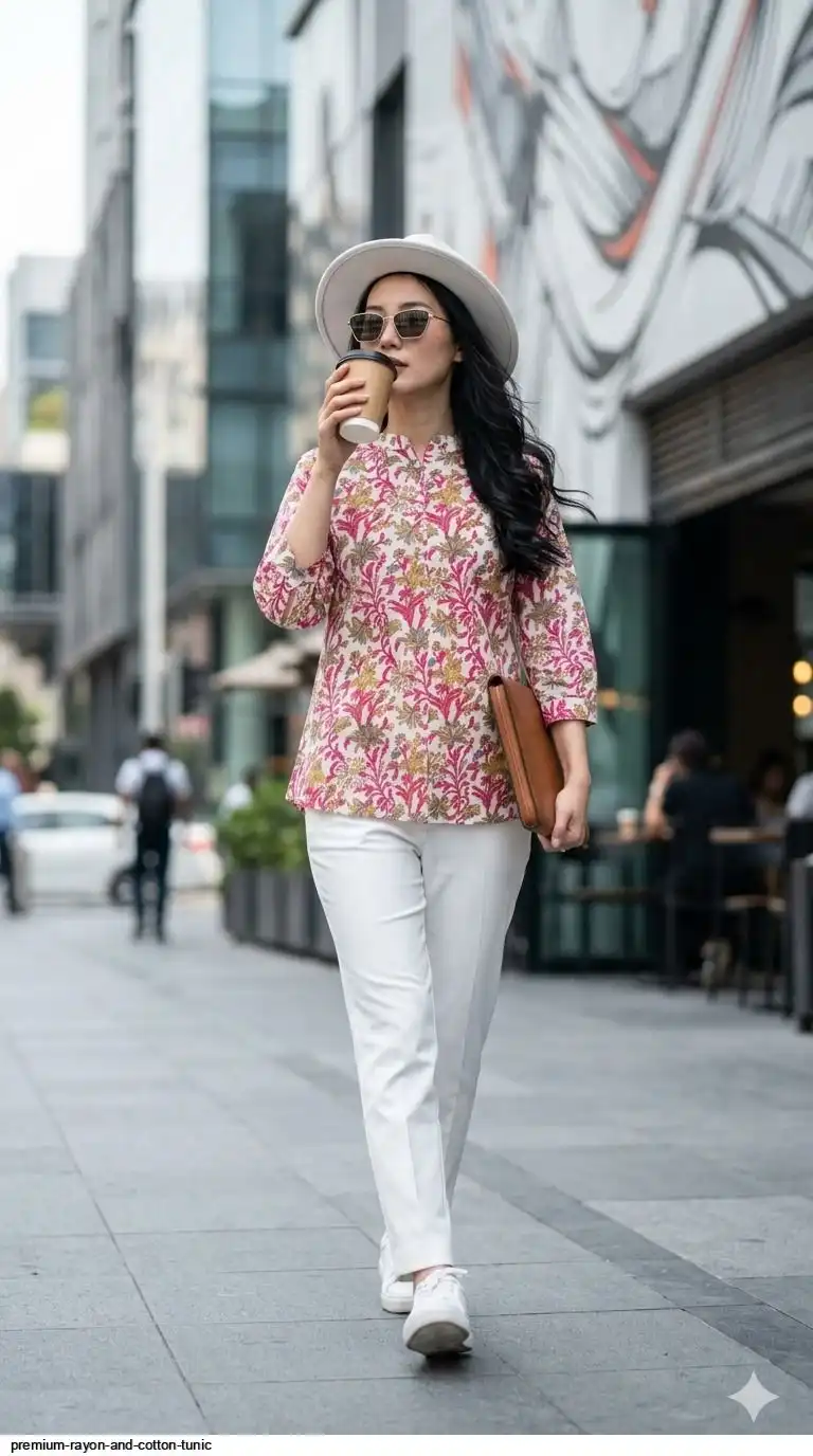 PREMIUM RAYON AND COTTON TUNIC 9