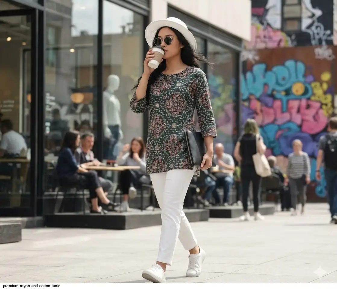 PREMIUM RAYON AND COTTON TUNIC 10
