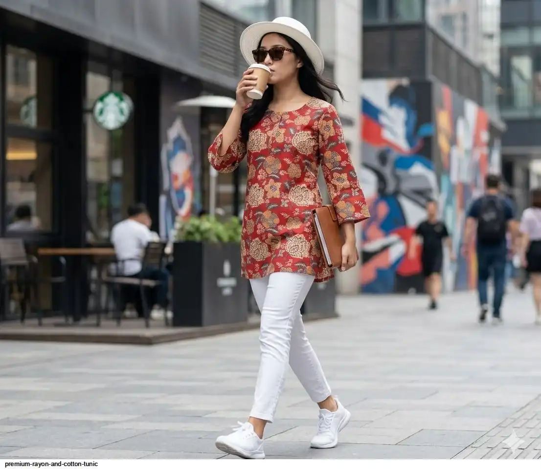 PREMIUM RAYON AND COTTON TUNIC 12