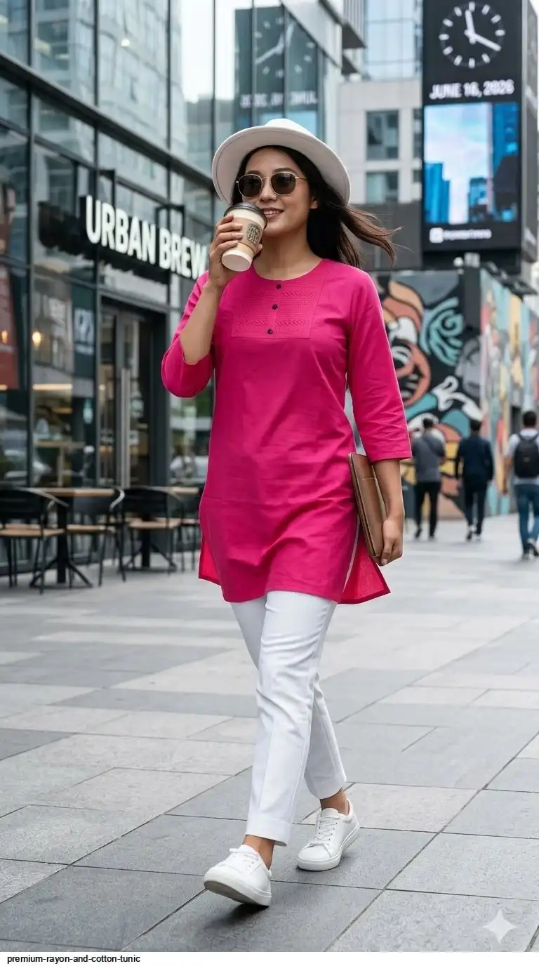 PREMIUM RAYON AND COTTON TUNIC 13