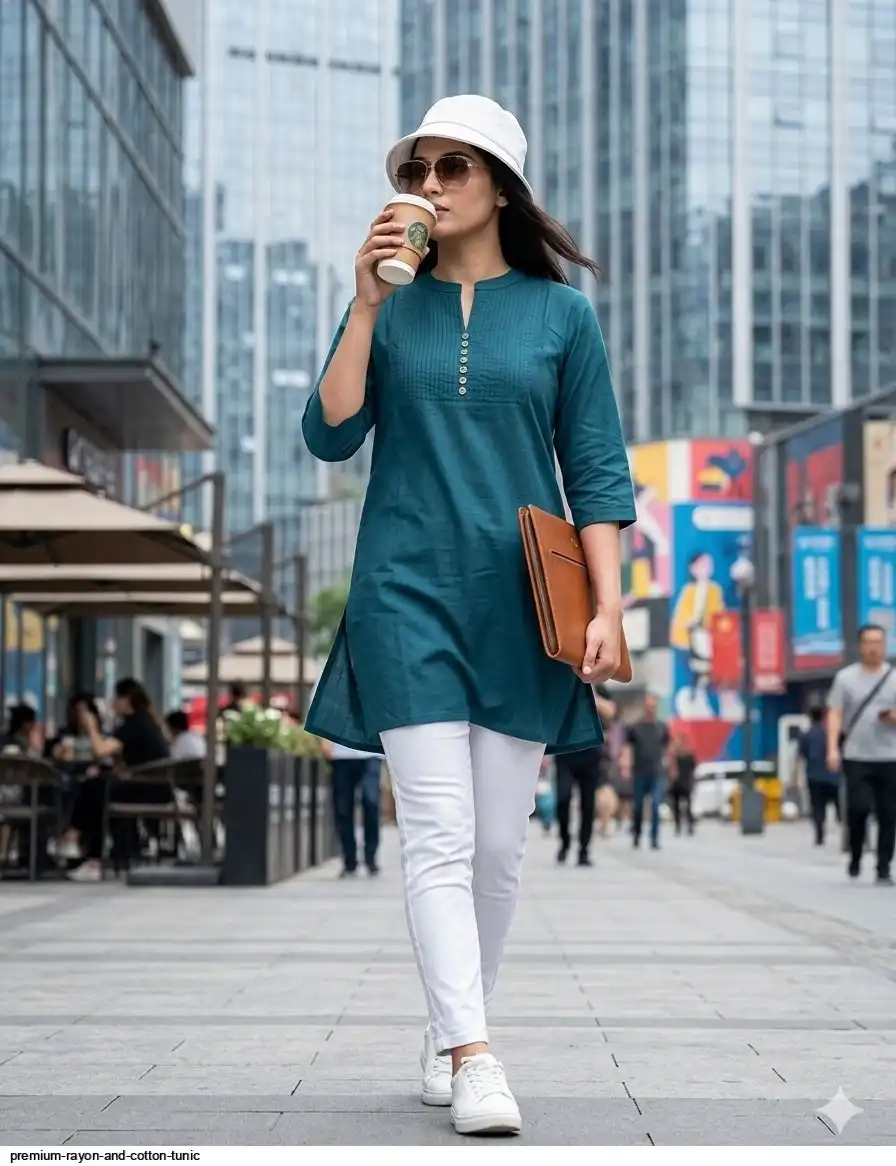 PREMIUM RAYON AND COTTON TUNIC 16
