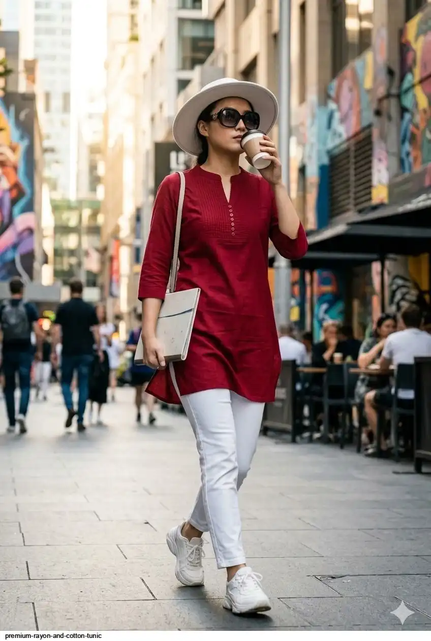 PREMIUM RAYON AND COTTON TUNIC 19