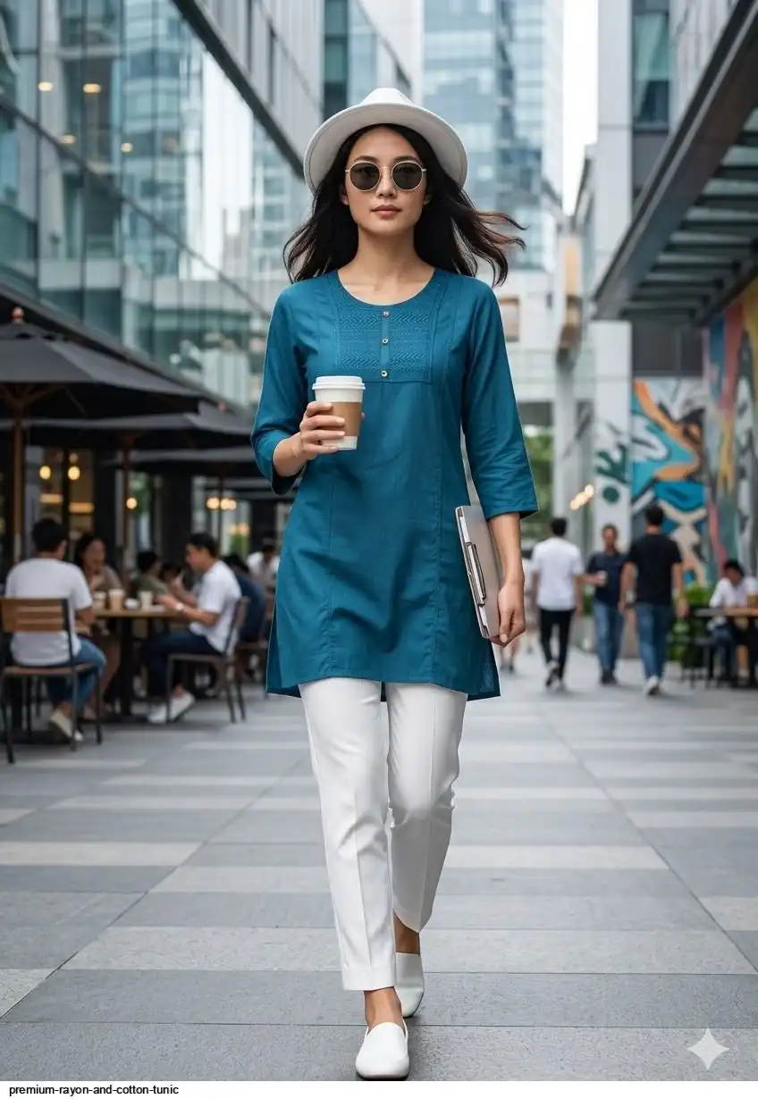 PREMIUM RAYON AND COTTON TUNIC 18