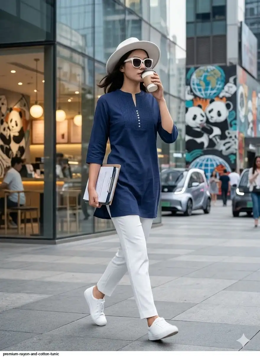 PREMIUM RAYON AND COTTON TUNIC 20