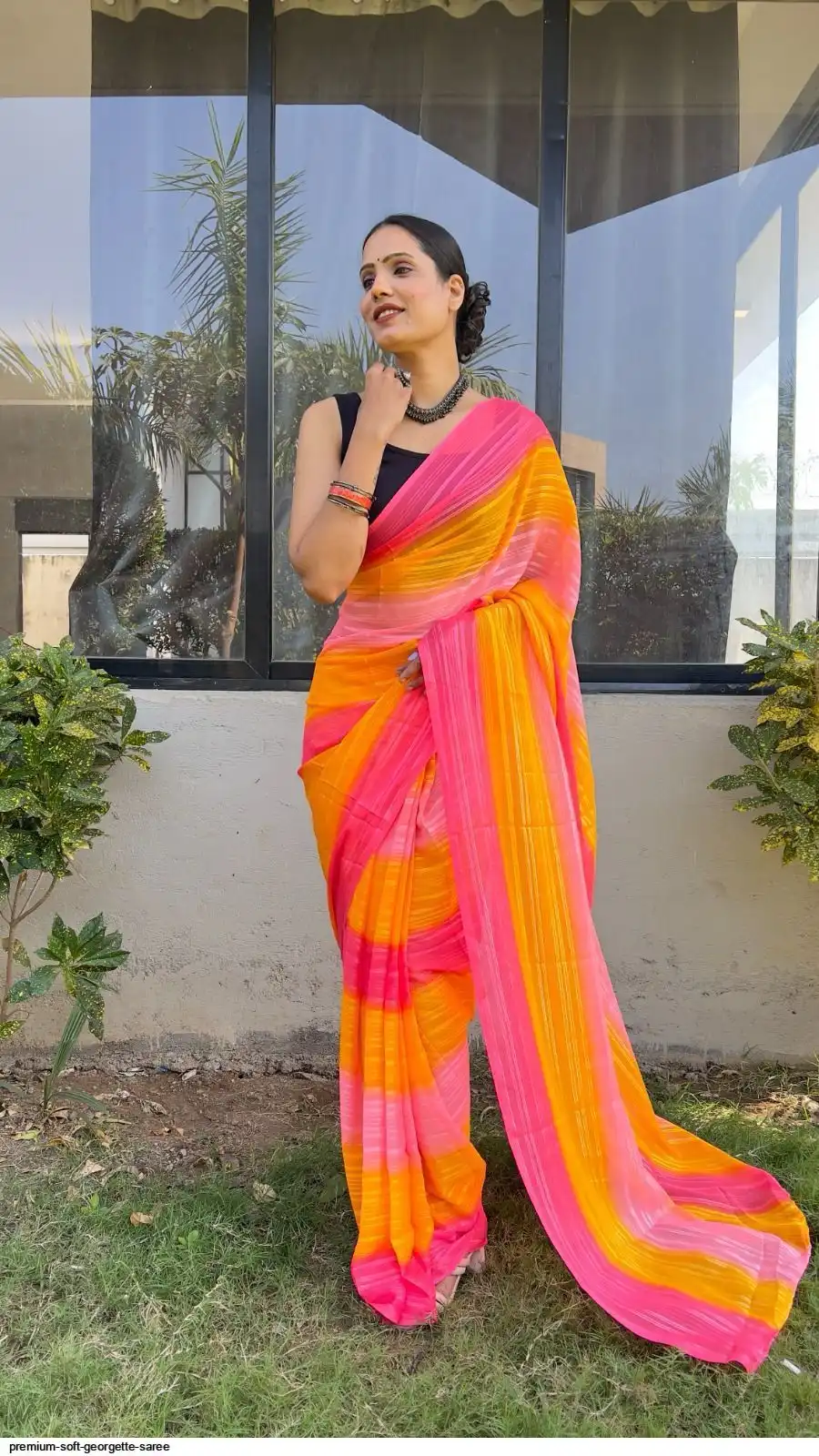 PREMIUM SOFT GEORGETTE SAREE 2