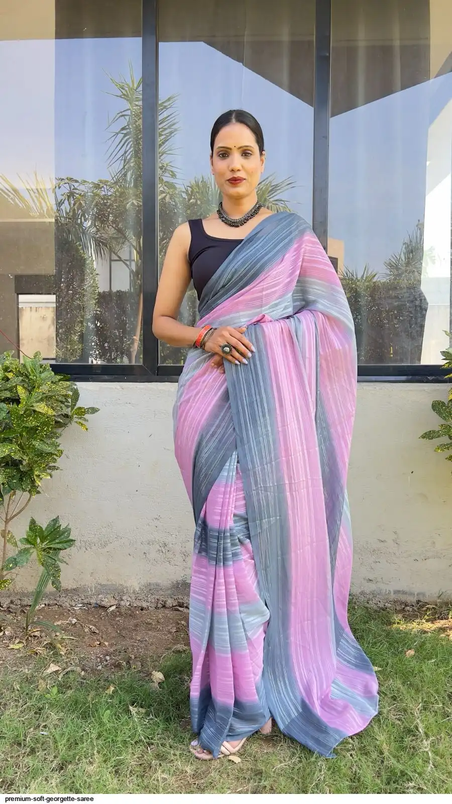 PREMIUM SOFT GEORGETTE SAREE 4