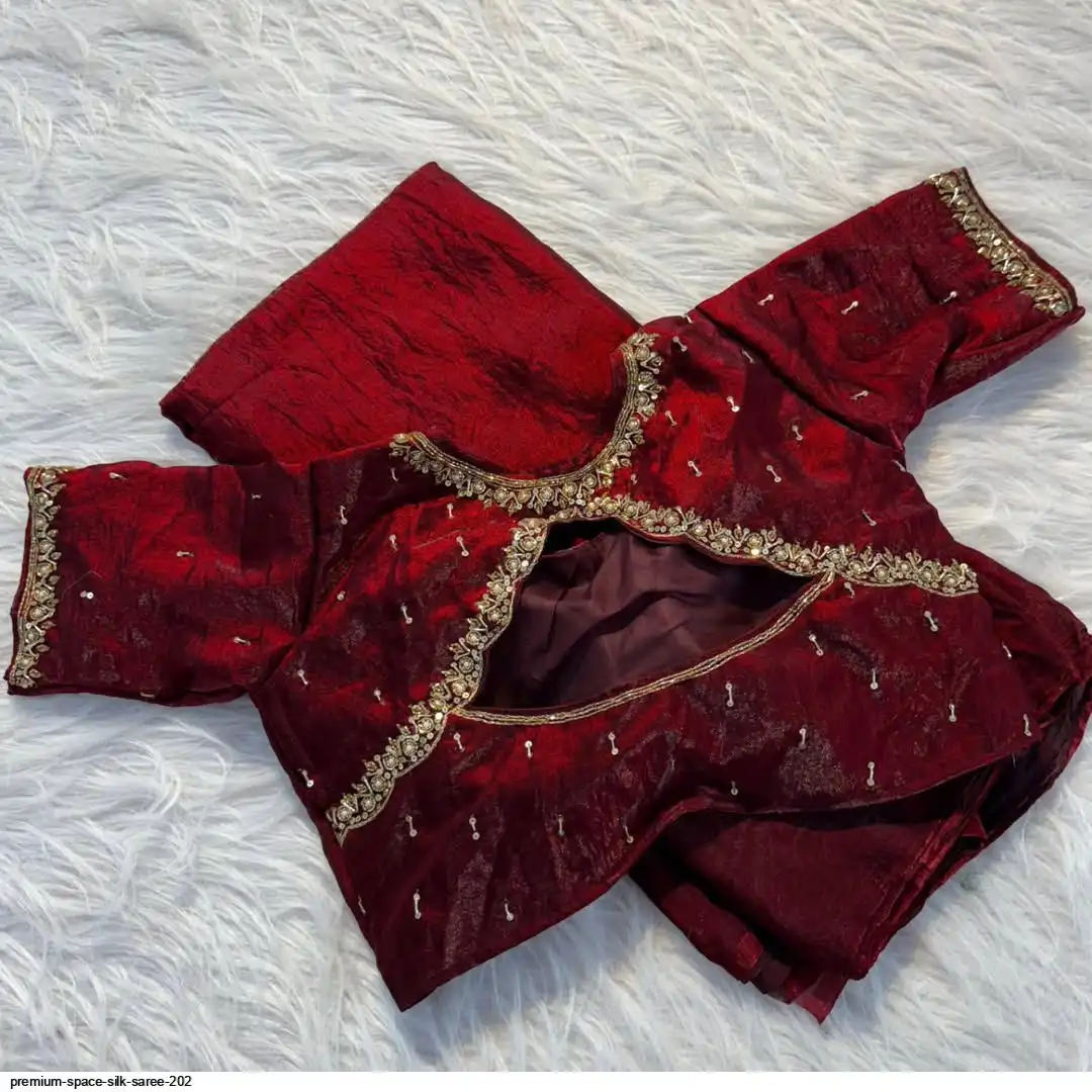 PREMIUM SPACE SILK SAREE 202 C