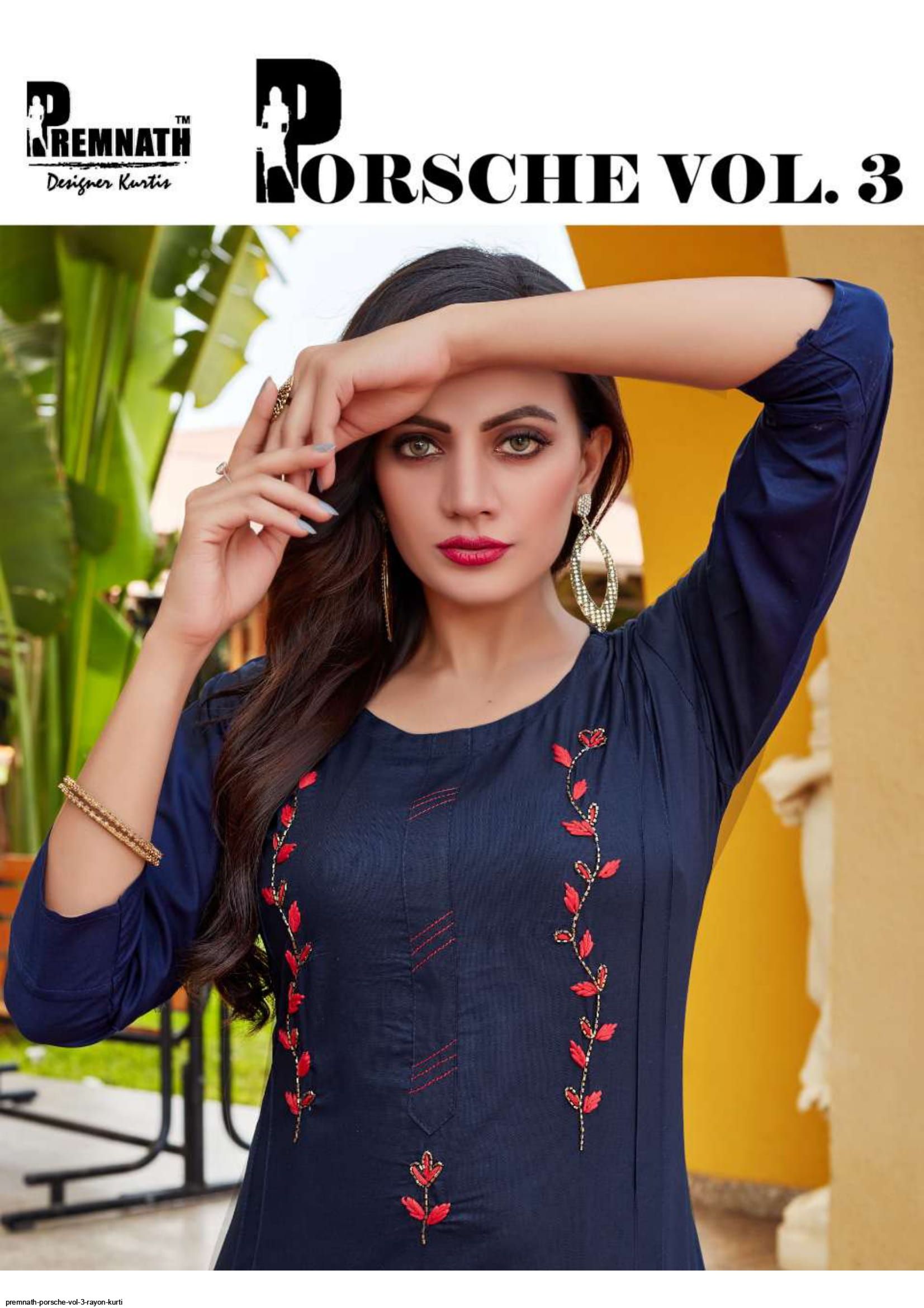 PREMNATH PORSCHE VOL 3 RAYON KURTI