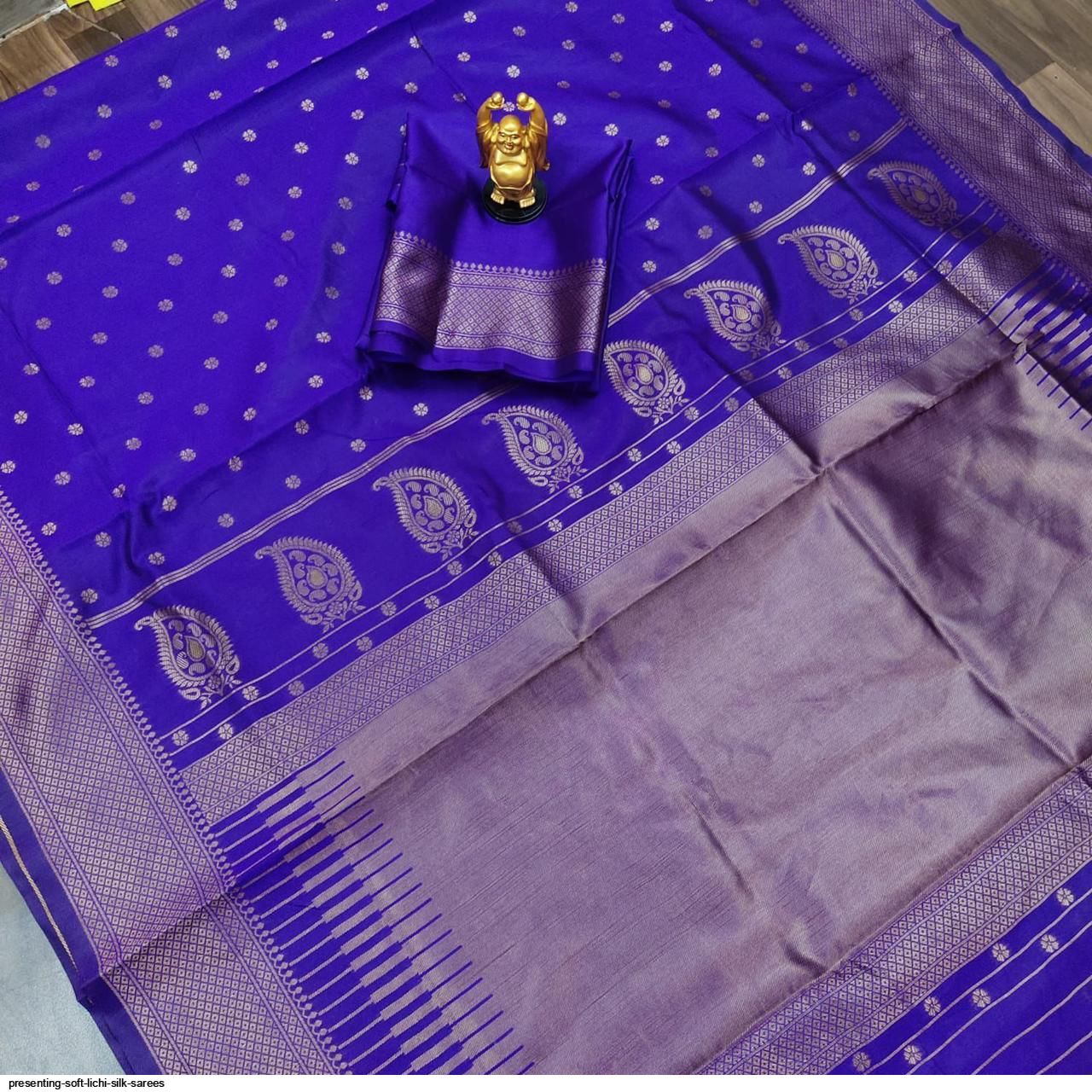 PRESENTING SOFT LICHI SILK SAREES B