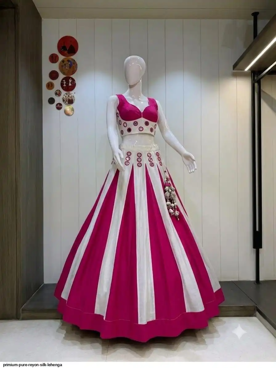 PRIMIUM PURE REYON SILK LEHENGA 2