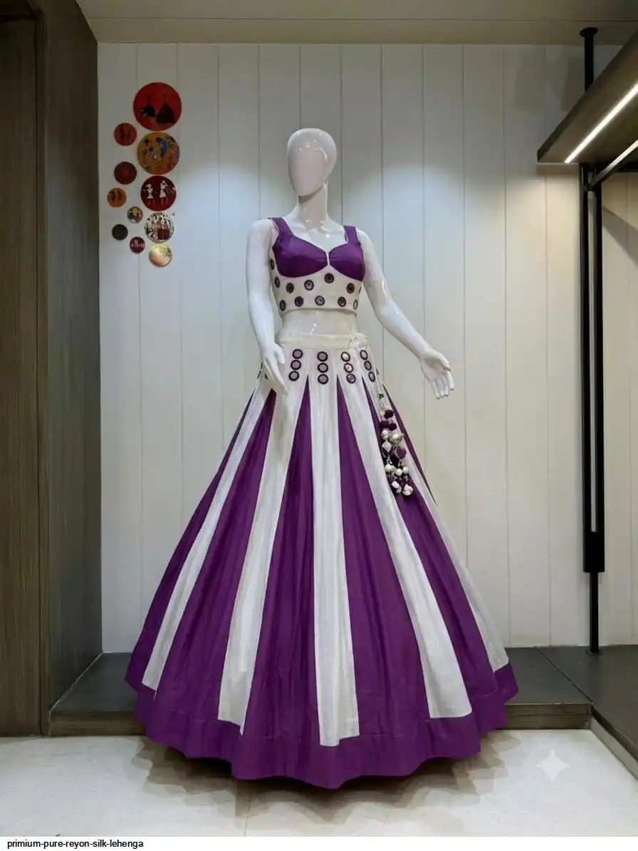 PRIMIUM PURE REYON SILK LEHENGA 3