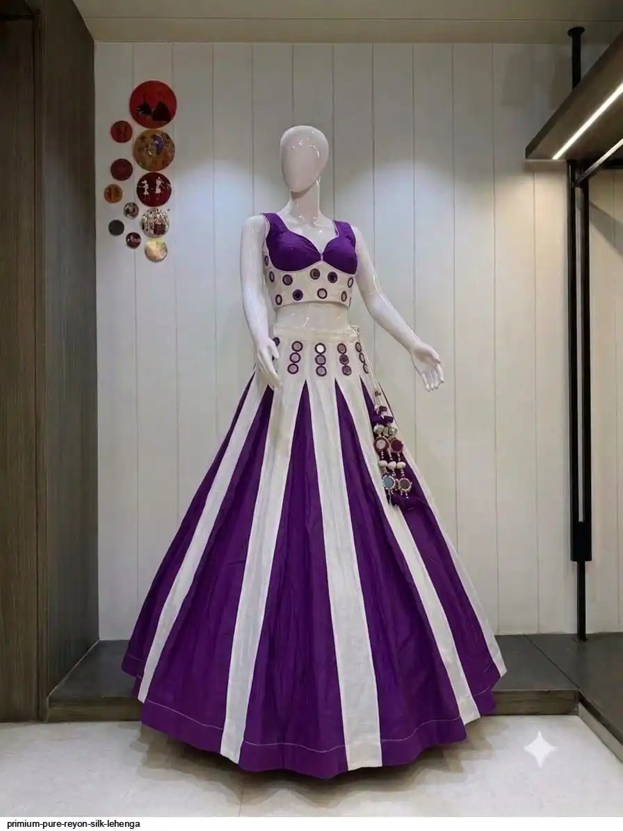 PRIMIUM PURE REYON SILK LEHENGA 5