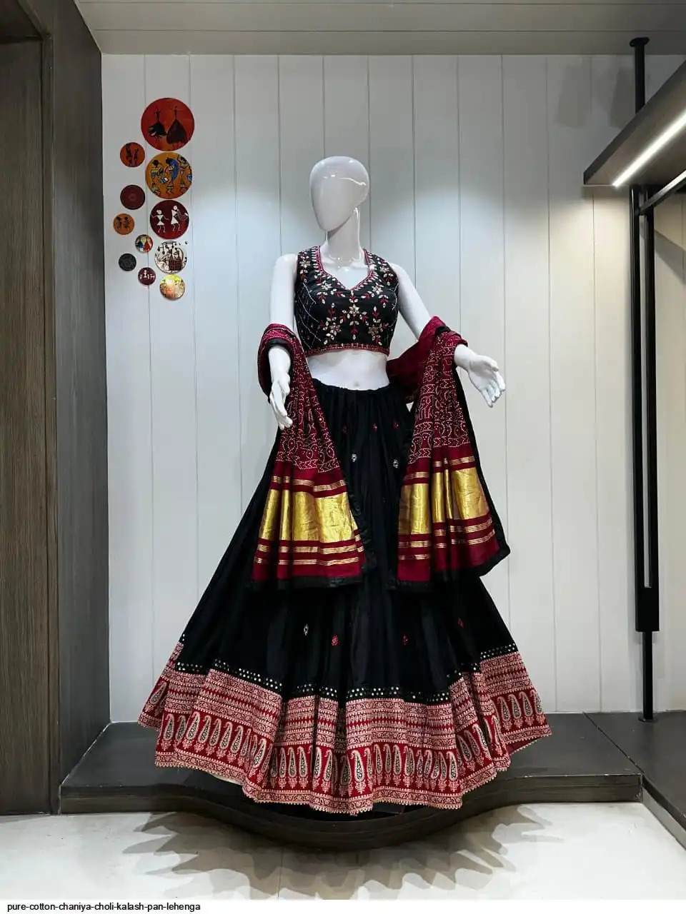 PURE COTTON CHANIYA CHOLI KALASH PAN LEHENGA 5