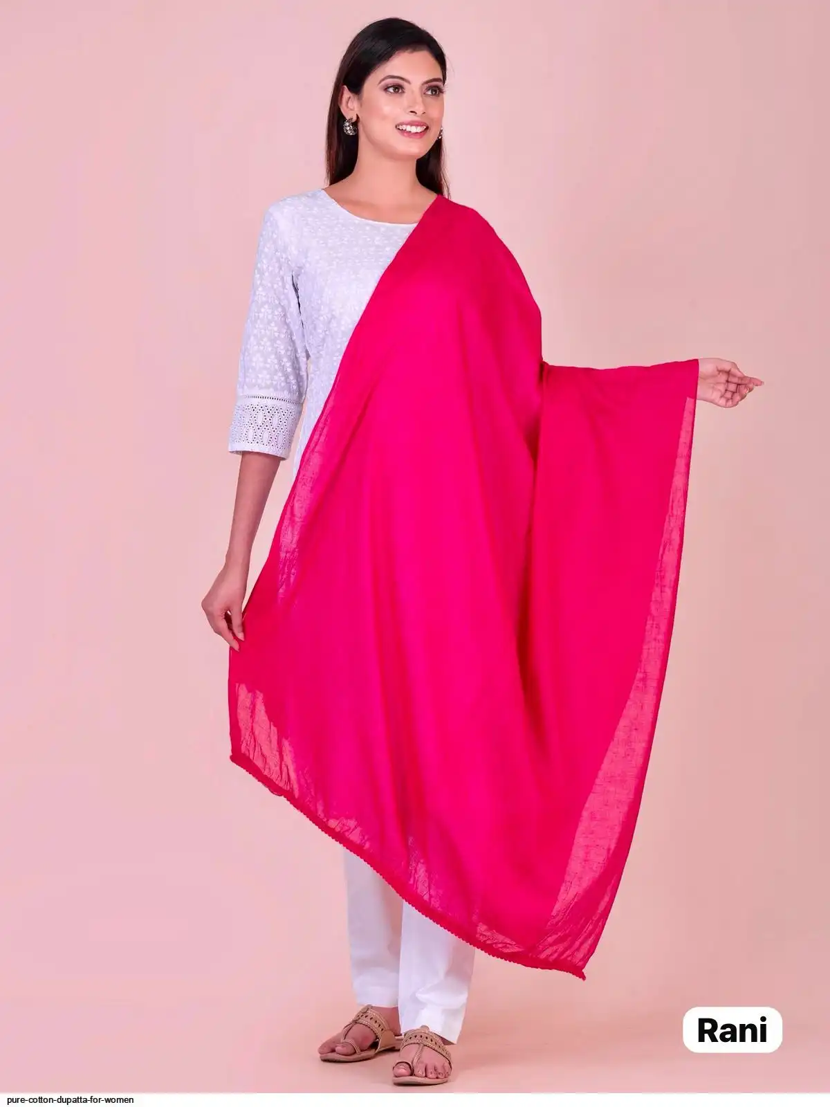 PURE COTTON DUPATTA FOR WOMEN G
