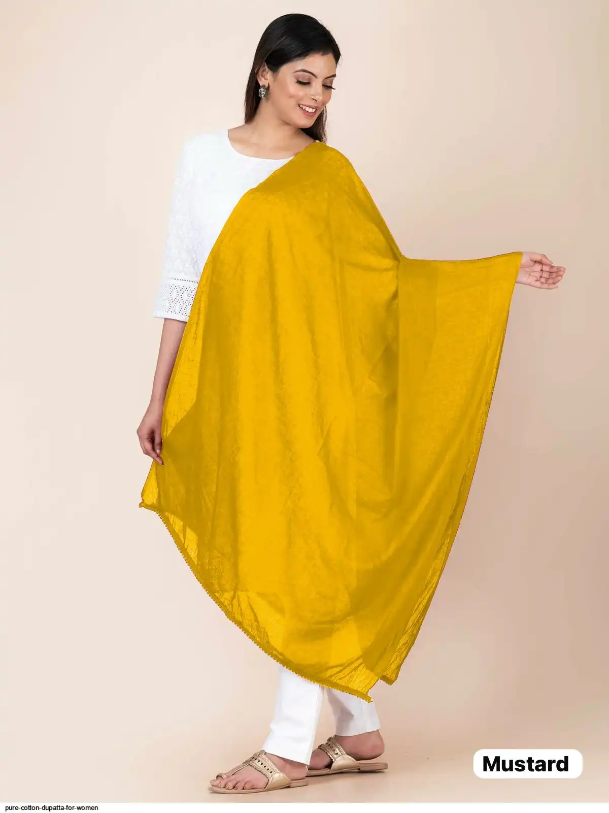 PURE COTTON DUPATTA FOR WOMEN B