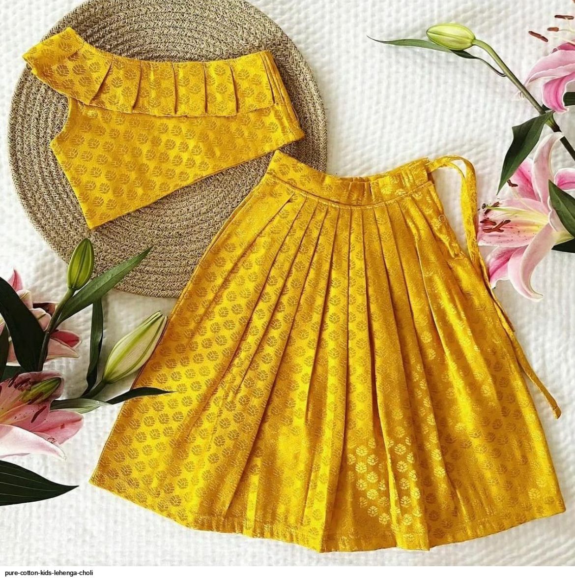 Yellow Choli Designs For Baby Girl Traditional Choli Ethnic Frocks