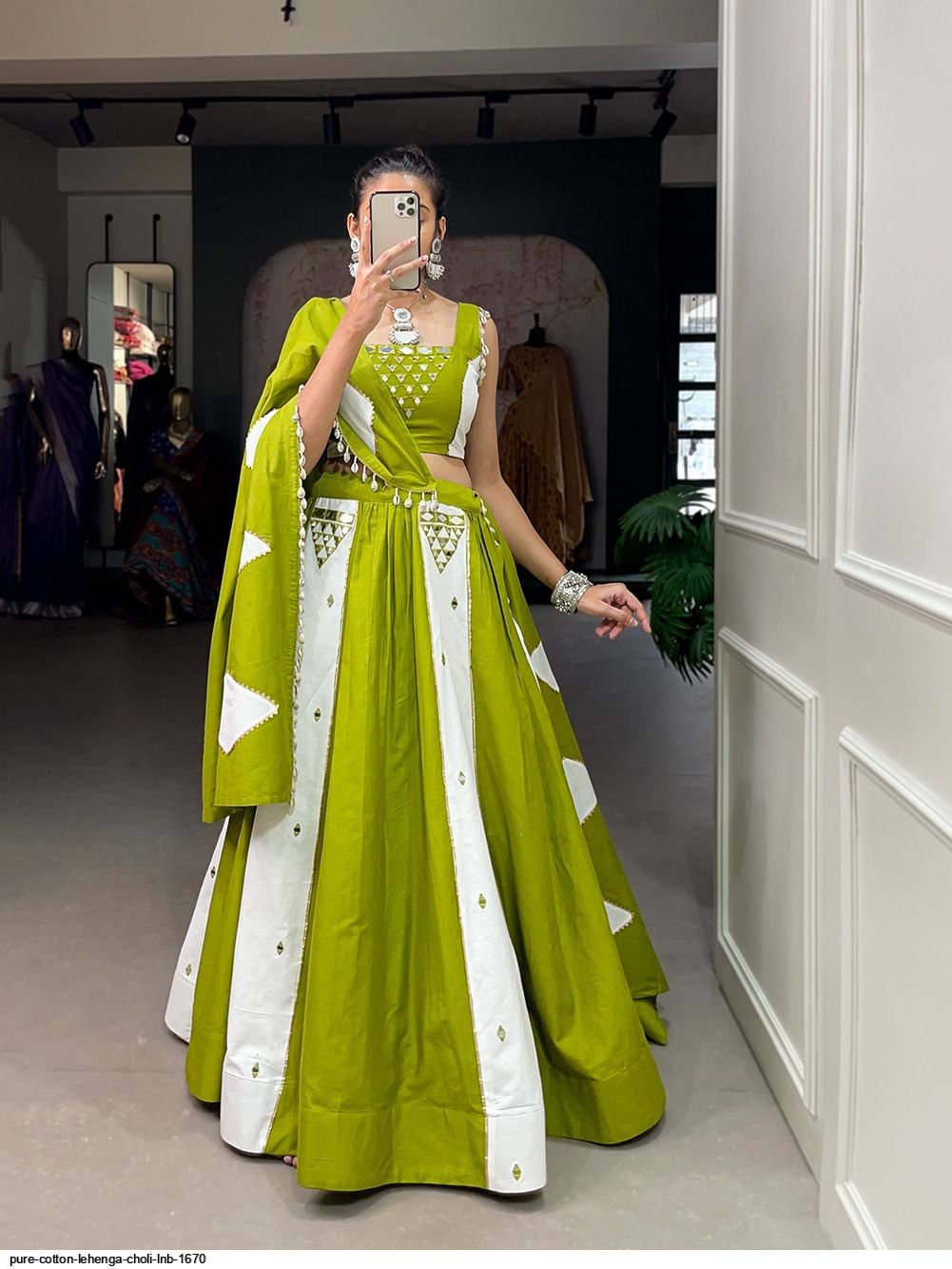 lehenga dress cotton Ghagra Choli Lehenga Latest Design Yellow Latest Ghagra Choli Blouse Designs Mustard Navratri Lehenga Choli In Cotton With Gamthi Work Designer