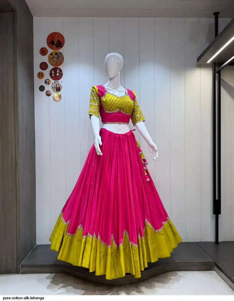 PURE COTTON SILK LEHENGA 2