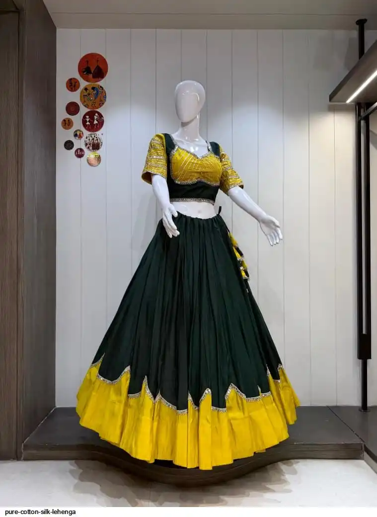 PURE COTTON SILK LEHENGA 10