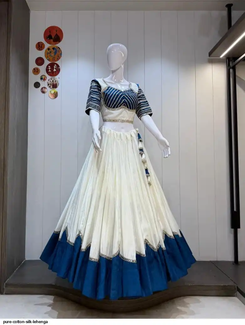 PURE COTTON SILK LEHENGA 11